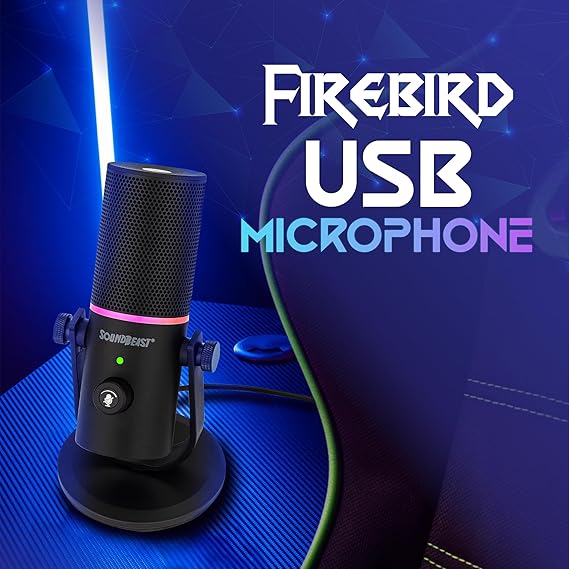 SoundBeast Firebird USB Microphone - with Volume Control - Image 4